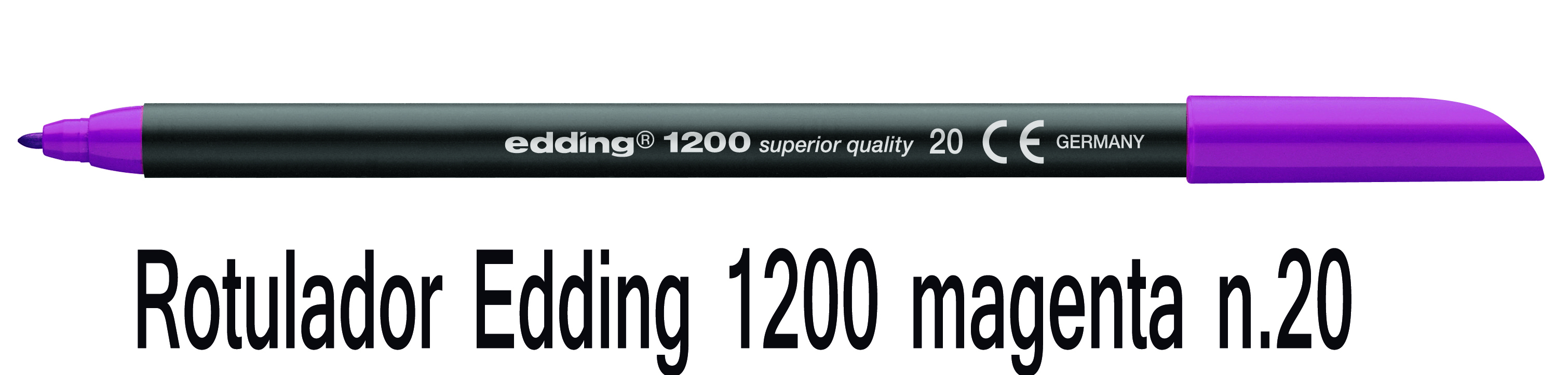 Rotulador Edding 1200 magenta n.20