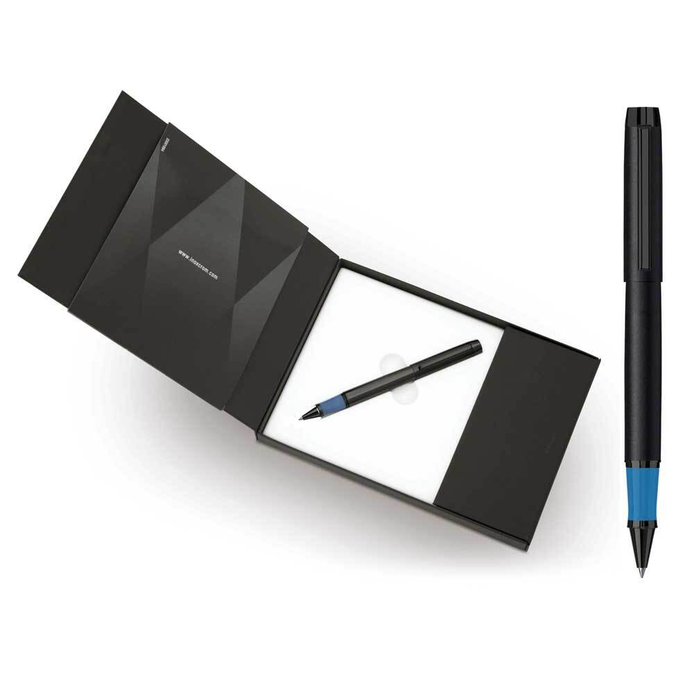 Bolígrafo roller gel Inoxcrom Noir negro mate/ azul