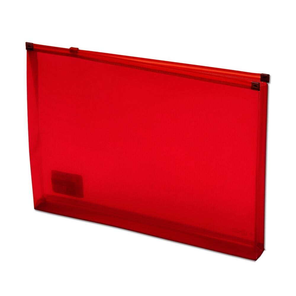 Bolsa Mini Zipp A5 supra en color rojo