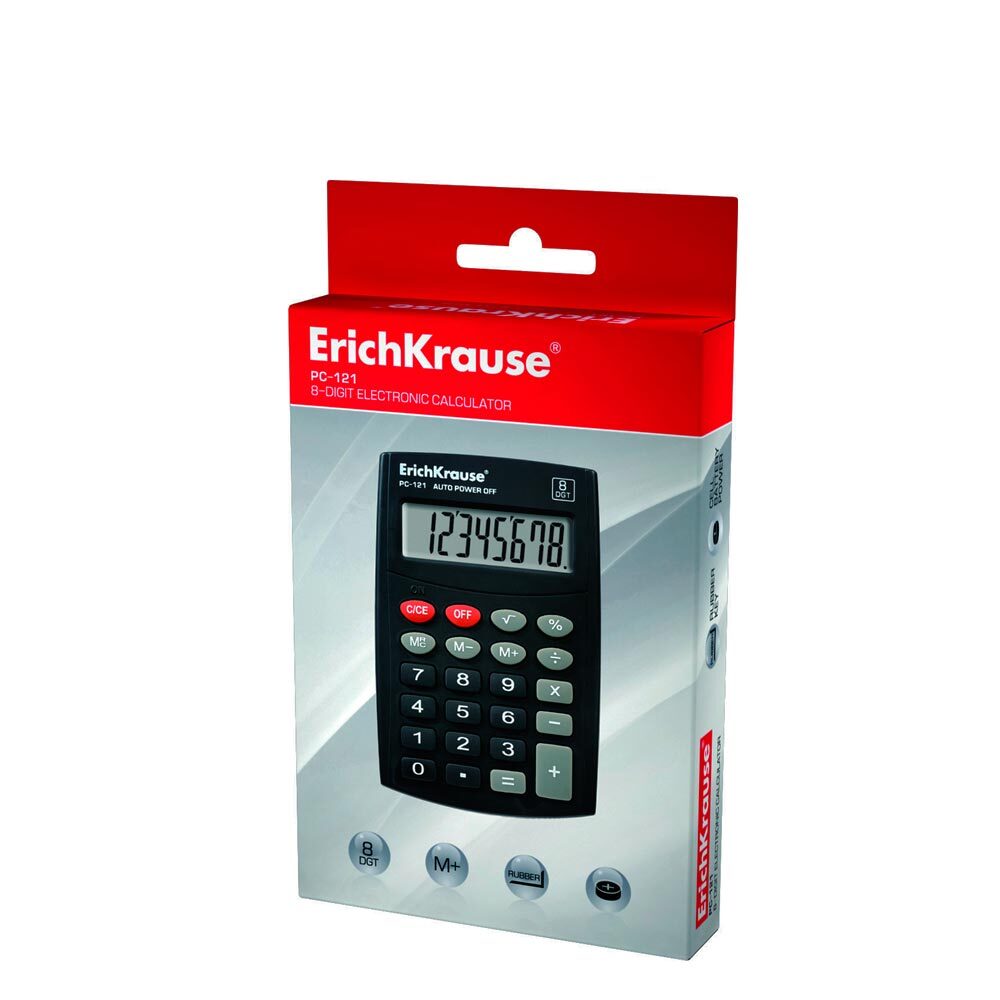 Calculadora ErichKrause de bolsillo 8 dígitos referencia PC-121