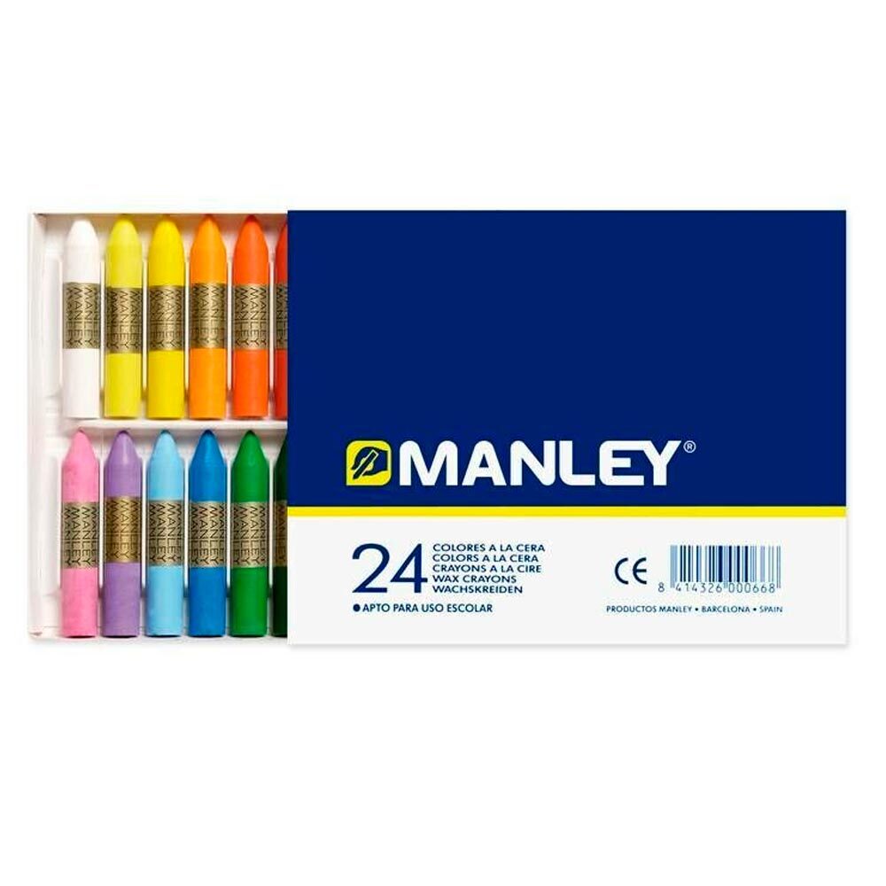 Ceras Manley 24 colores surtidos