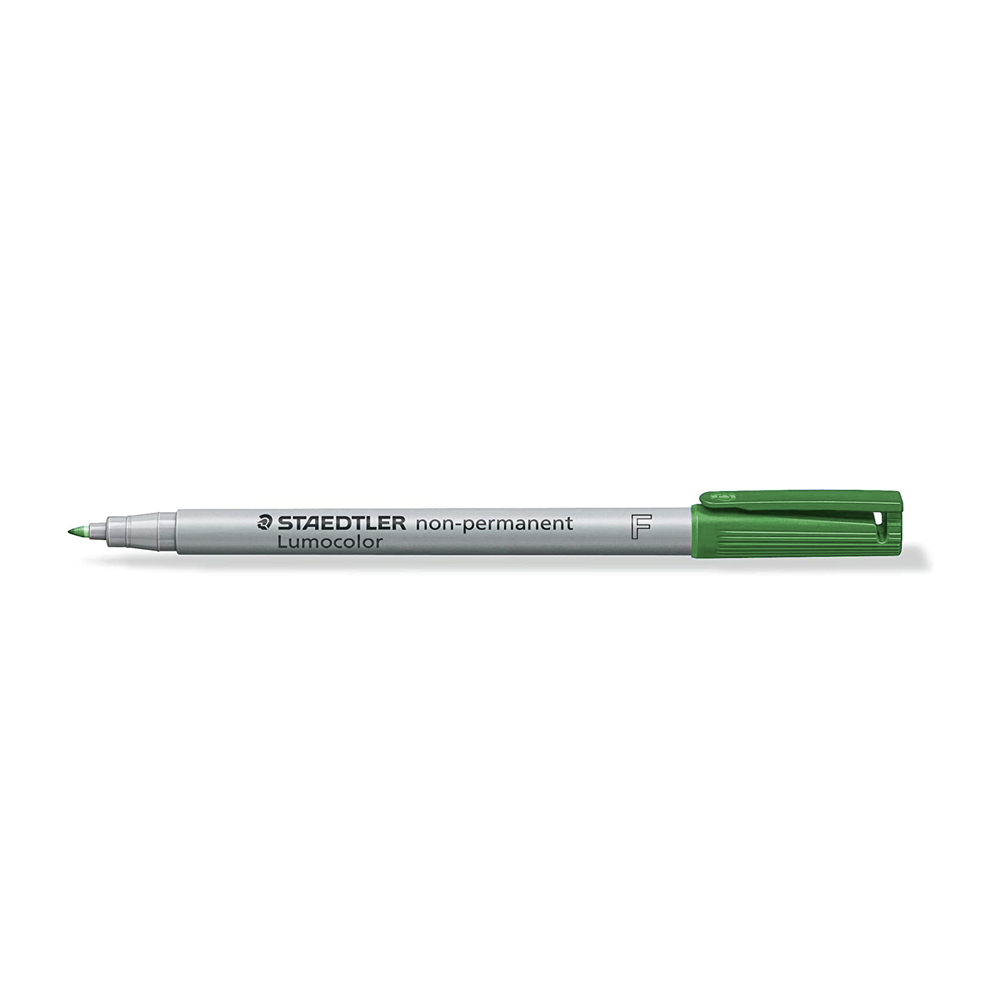 Rotulador Staedtler Lumocolor punta fina (0.6 mm) verde  316-5