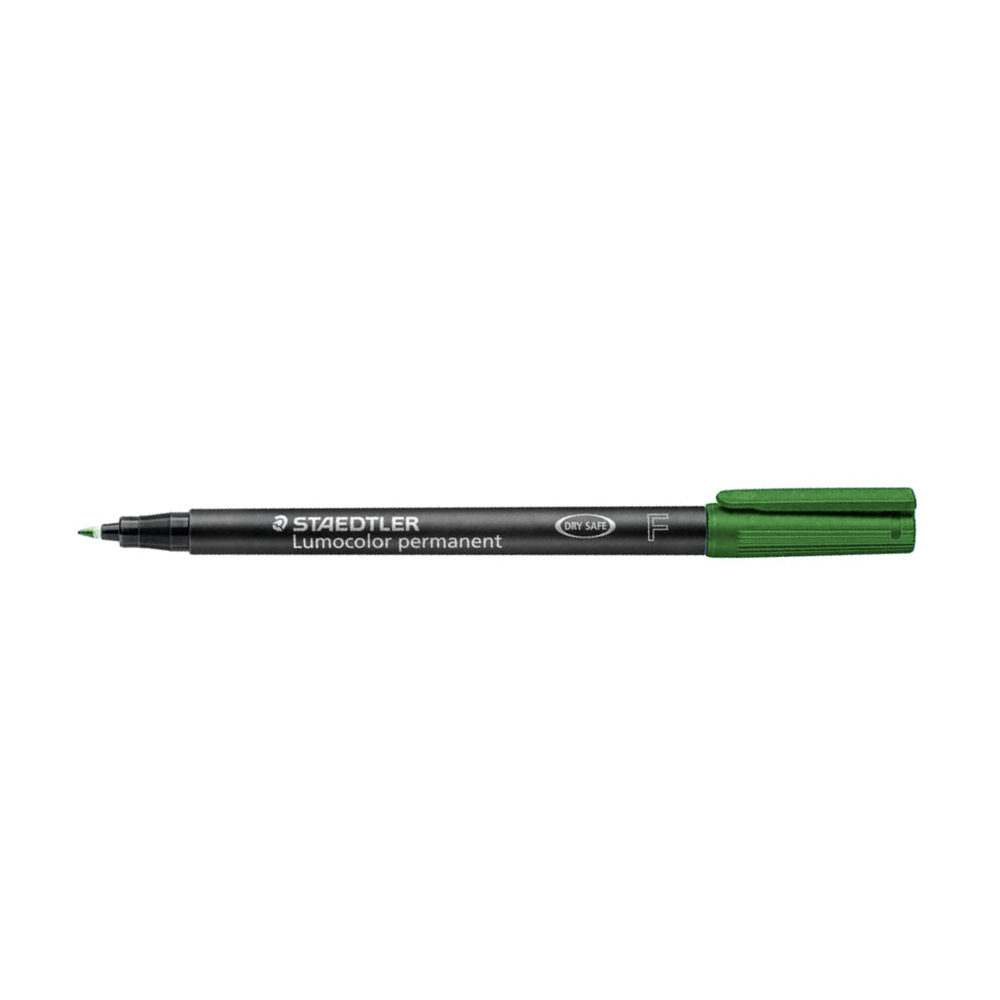 Rotulador Staedtler Lumocolor punta fina (0.6 mm) verde  318-5