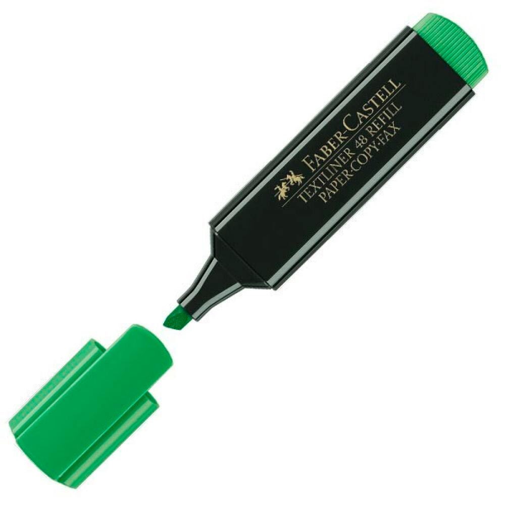 Marcador señalizador Faber Castell Textliner verde fluorescente