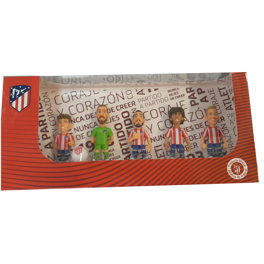 Figura Minix Atlético de Madrid Pack 5 unidades de 7 cm