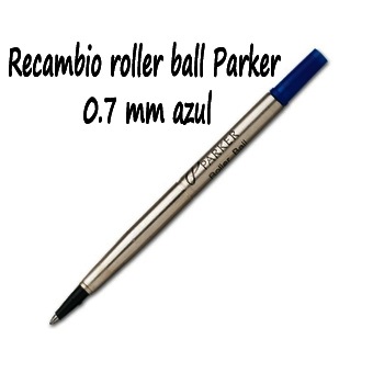 Recambio roller ball Parker 0.7 mm azul