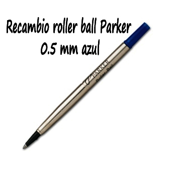 Recambio roller ball Parker 0.5 mm azul