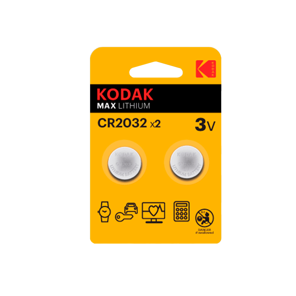Pila de botón Kodak 3V 2032 litio