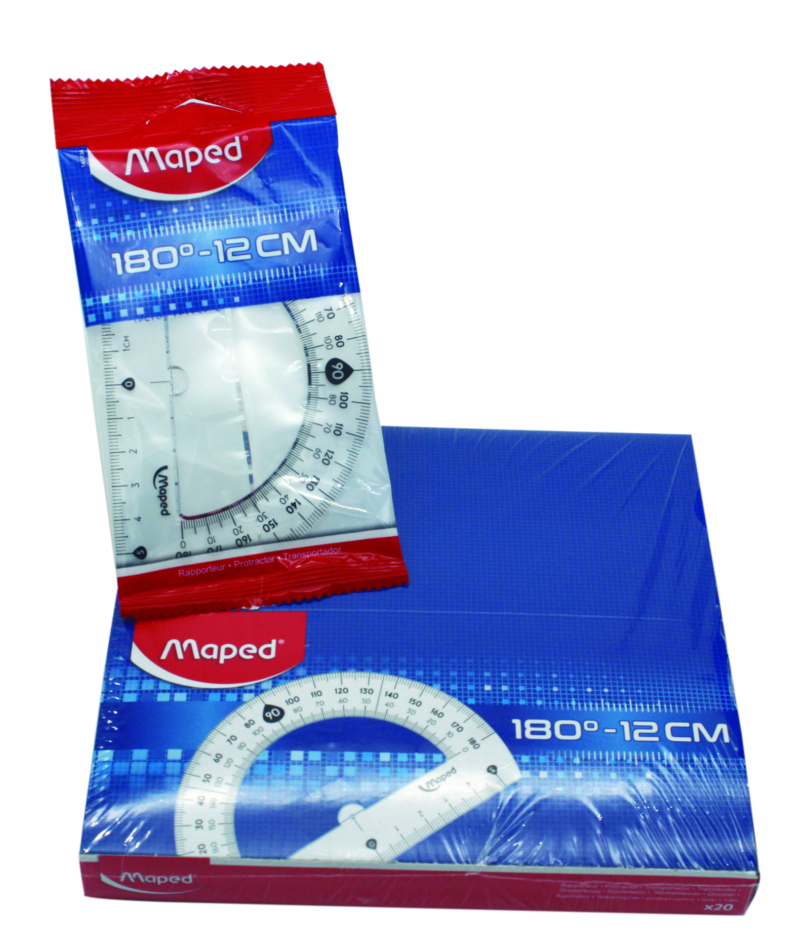 Semicírculo Maped Essentials 12 cm.
